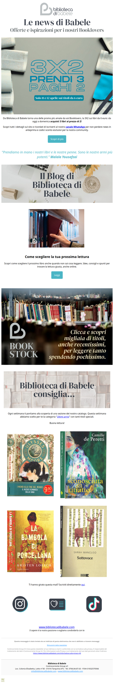 3x2: acquisti 3 libri e ne paghi solo 2!