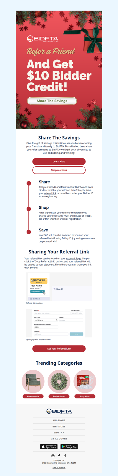 You get $10. They get $10. 🎁