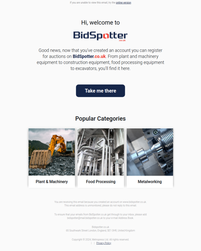 Welcome to BidSpotter