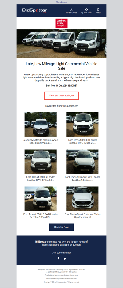 Light Commercial Vehicle Sale