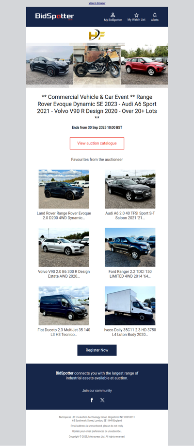 Commercial Vehicle & Car Event