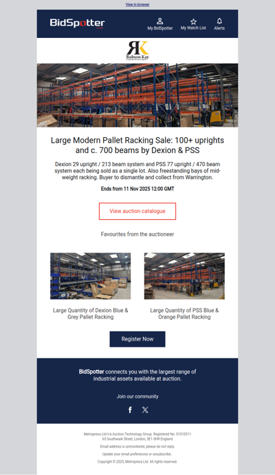 Large Modern Pallet Racking Sale