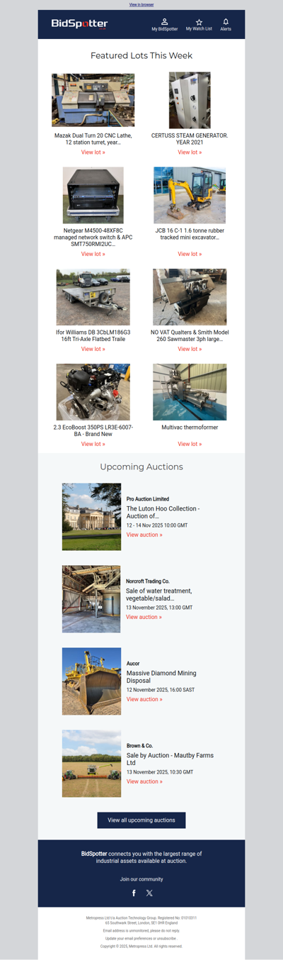 Last chance to bid in these auctions