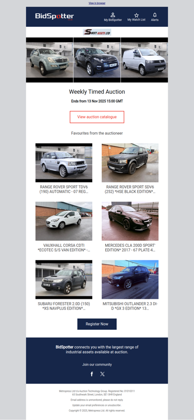 Commercial Vehicles & Cars