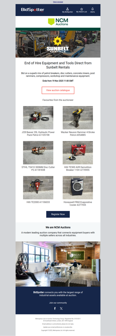 Hire Equipment & Tools Direct from Sunbelt Rentals