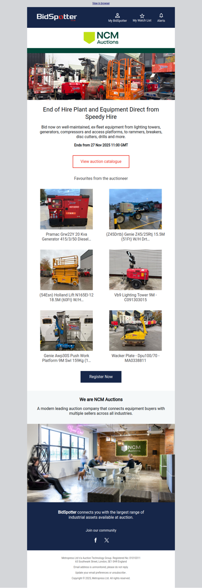 Plant, Machinery, & Tools