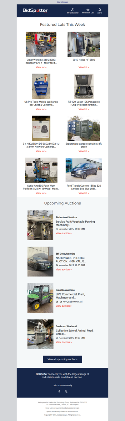 Discover the must-see auctions of the week