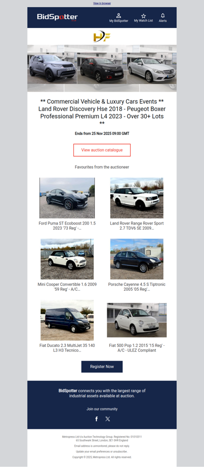 Commercial Vehicle & Luxury Cars