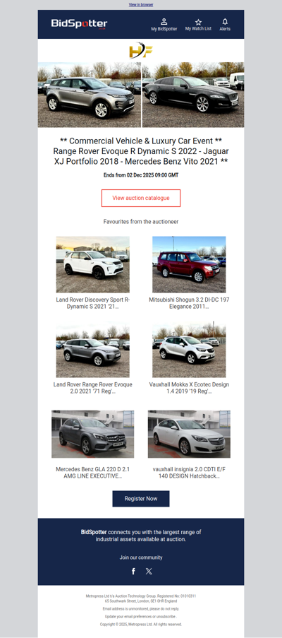 Commercial Vehicle & Luxury Car Event