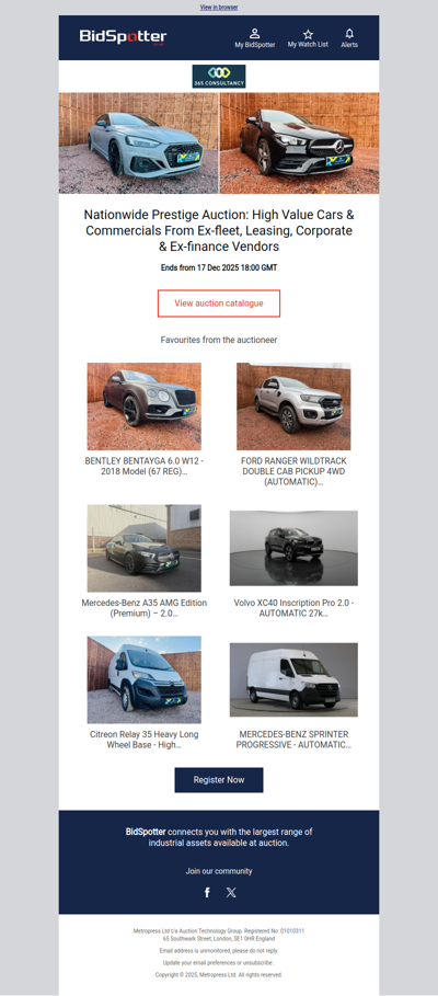 High Value Cars & Commercials