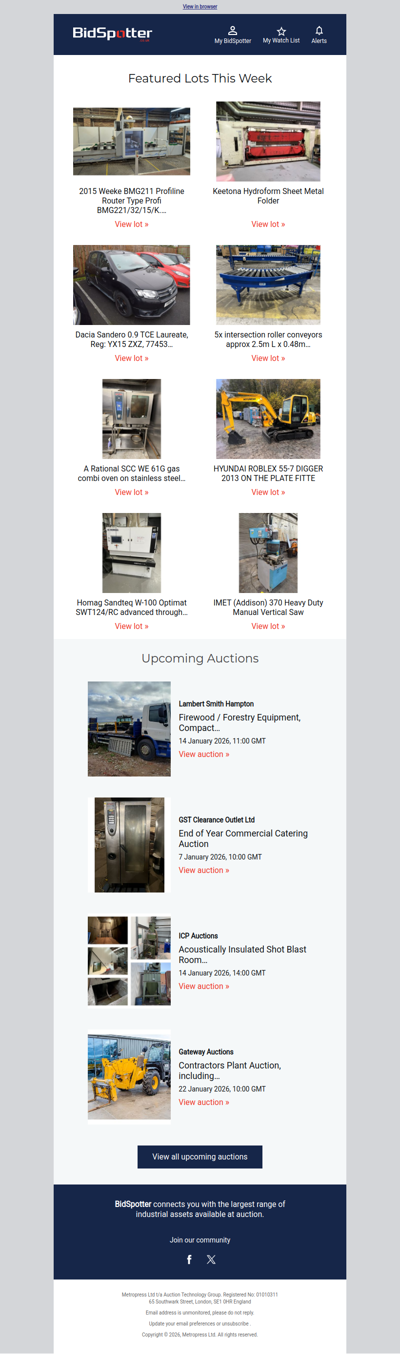 Discover the must-see auctions of the week