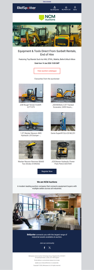 Equipment & Tools Direct From Sunbelt Rentals