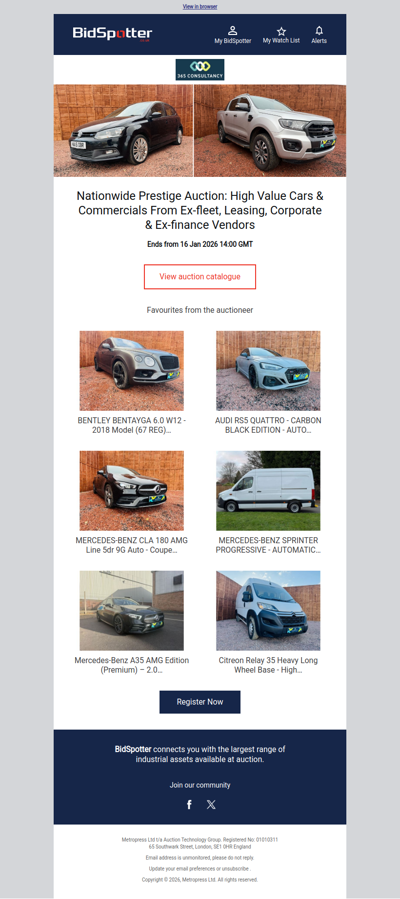 High Value Cars & Commercials