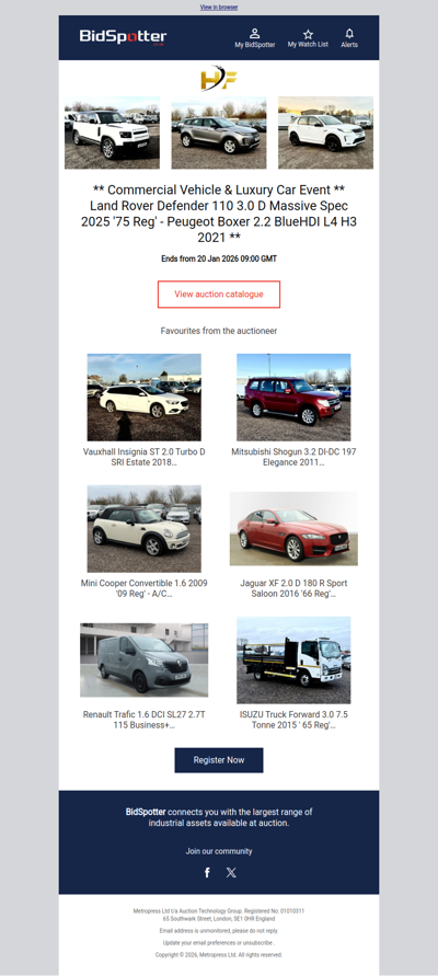 Commercial Vehicle & Luxury Car Event