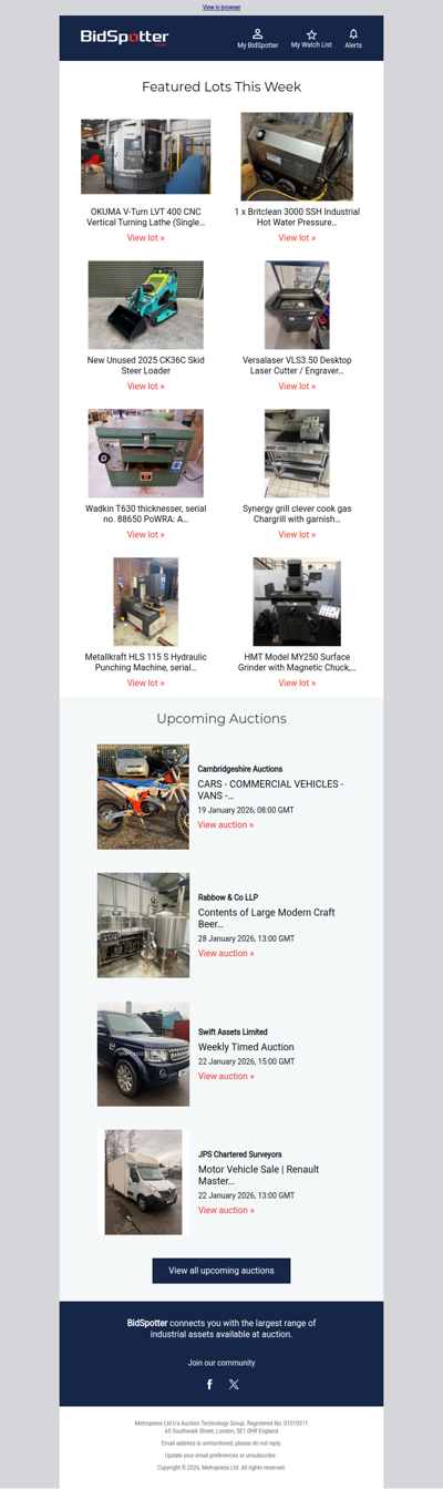 Discover the must-see auctions of the week