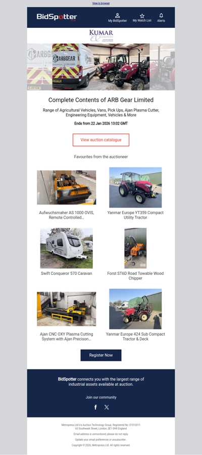 Contents of ARB Gear Limited