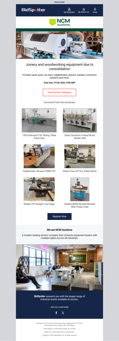 Joinery & Woodworking Machinery