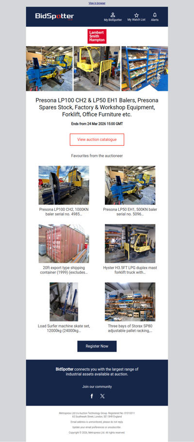 Factory & Workshop Equipment, Forklift & Office Furniture