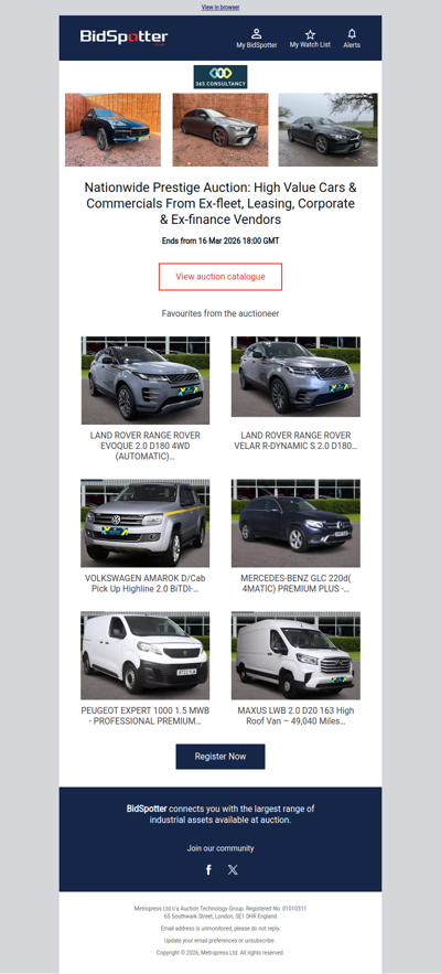 High Value Cars & Commercials