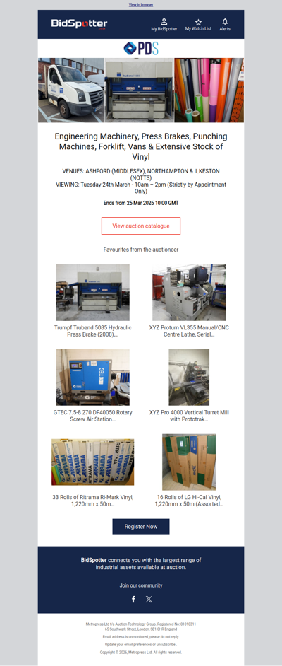 Metalworking & Industrial Equipment