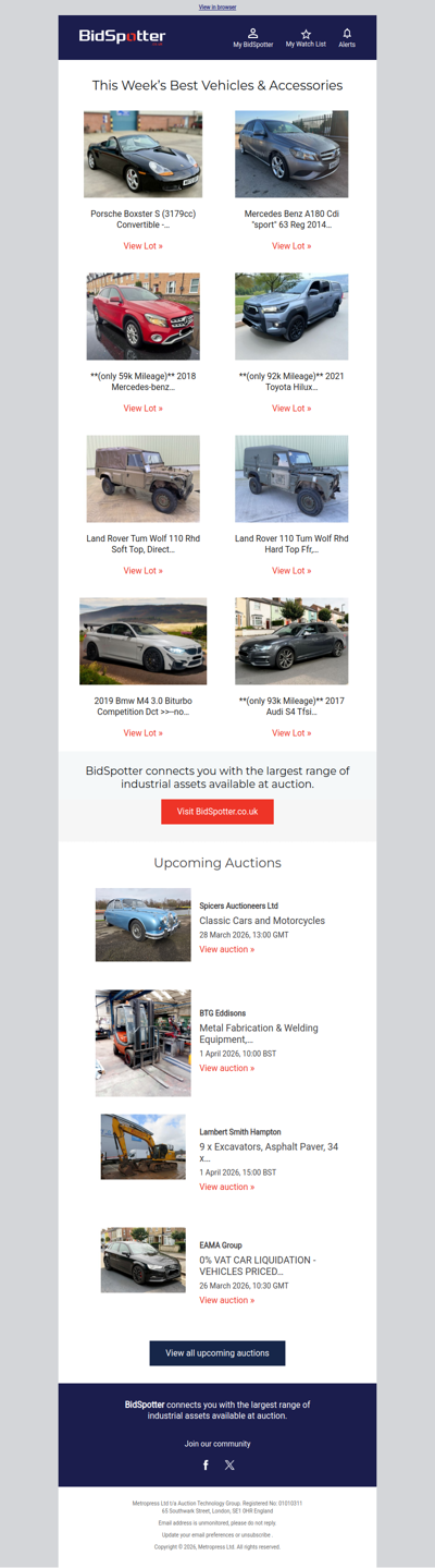 This week’s best vehicles at auction