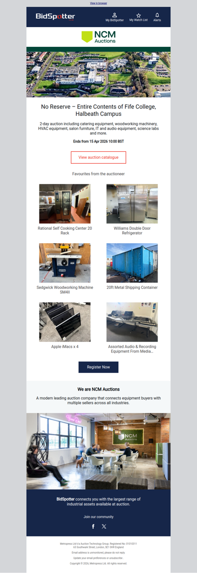 Entire Contents of Fife College, Halbeath Campus