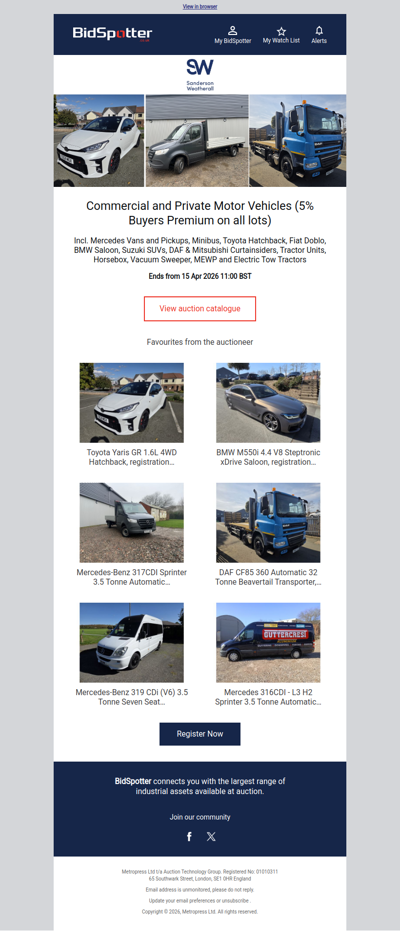 Commercial and Private Motor Vehicles