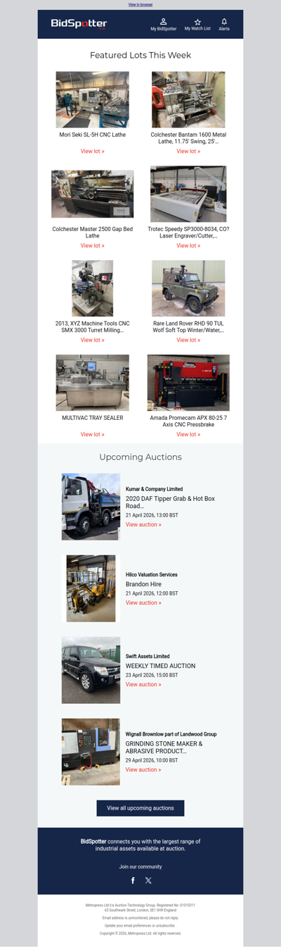 Discover the must-see auctions of the week