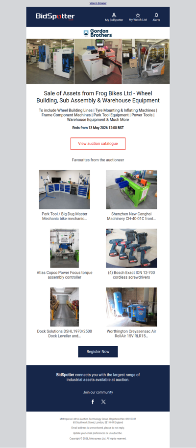 Wheel Building, Sub Assembly & Warehouse Equipment
