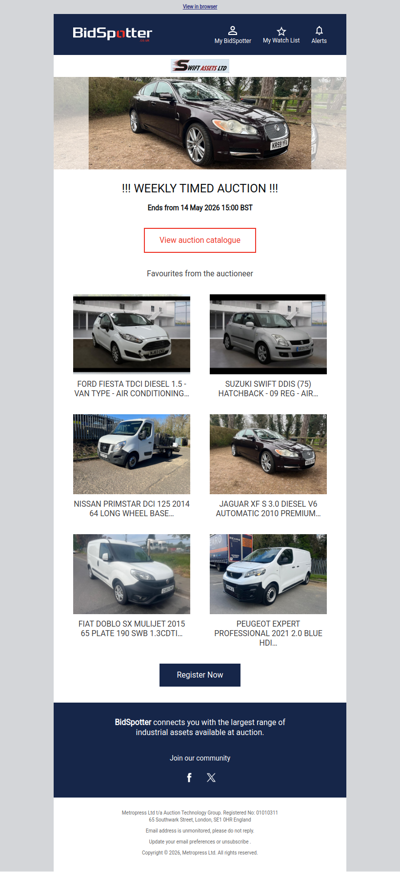Vehicle Sale
