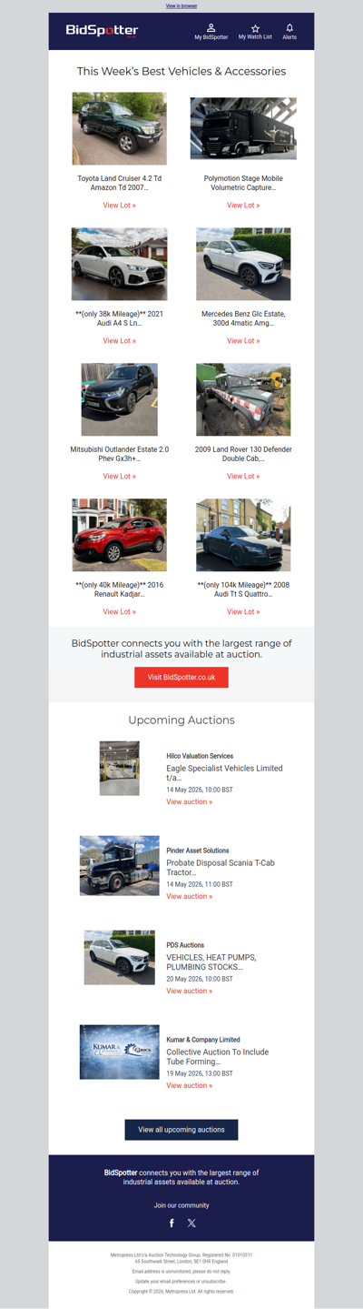 This week’s best vehicles at auction
