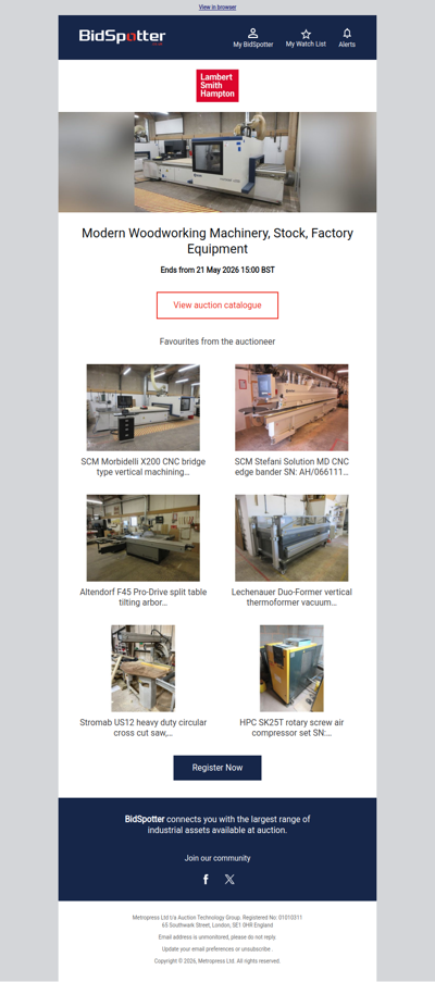 Modern Woodworking Machinery, Stock & Factory Equipment