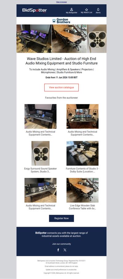 High End Audio Mixing Equipment and Studio Furniture