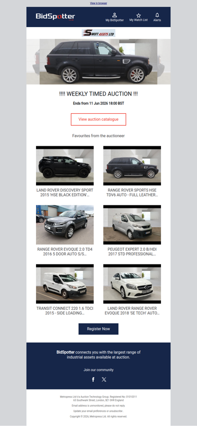 Range Rovers & Vans