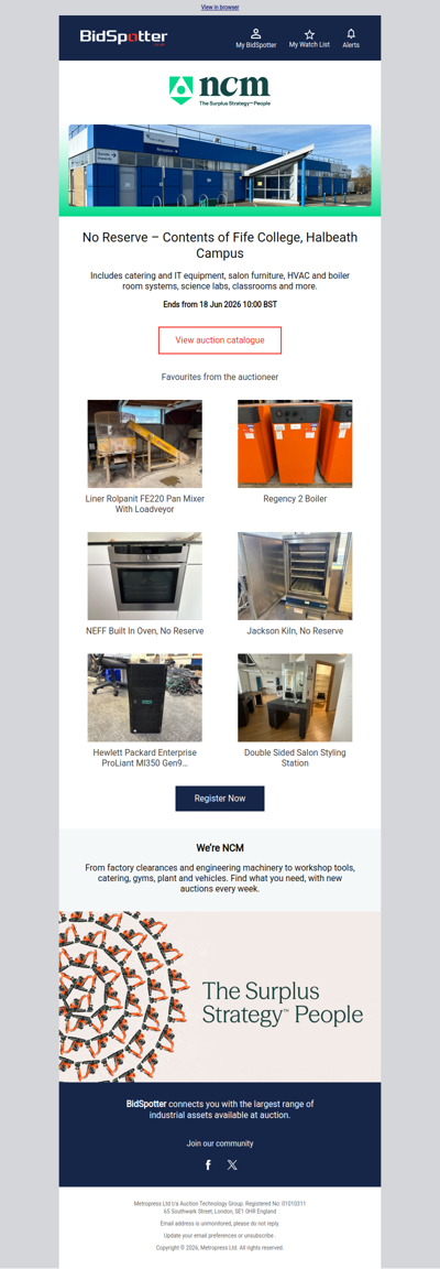 Fife College, Halbeath Campus – No Reserve