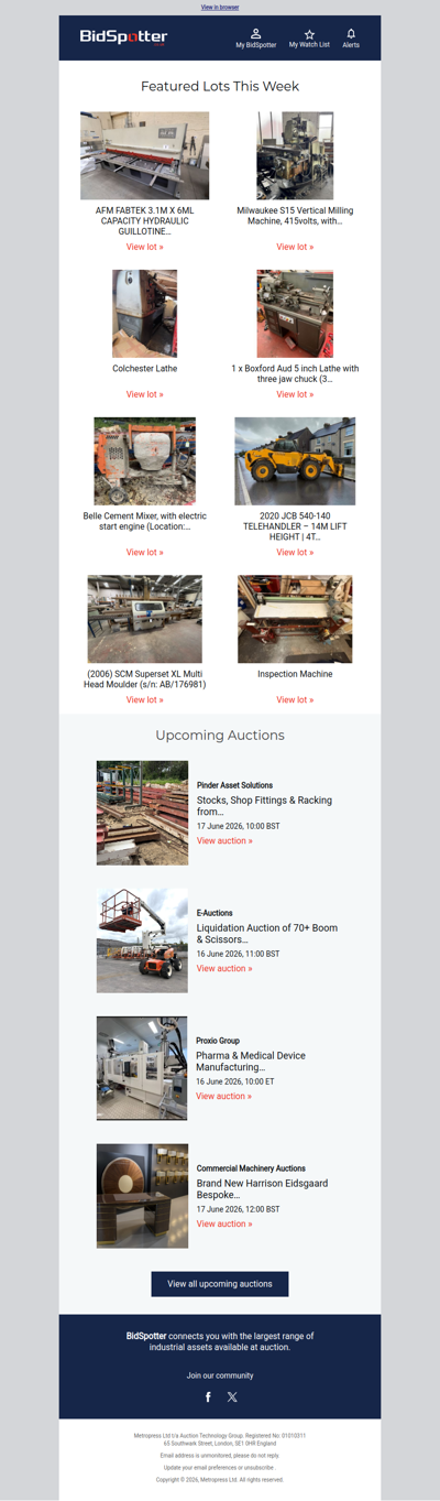 Last chance to bid in these auctions