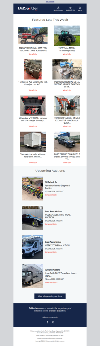 Explore the best upcoming auctions