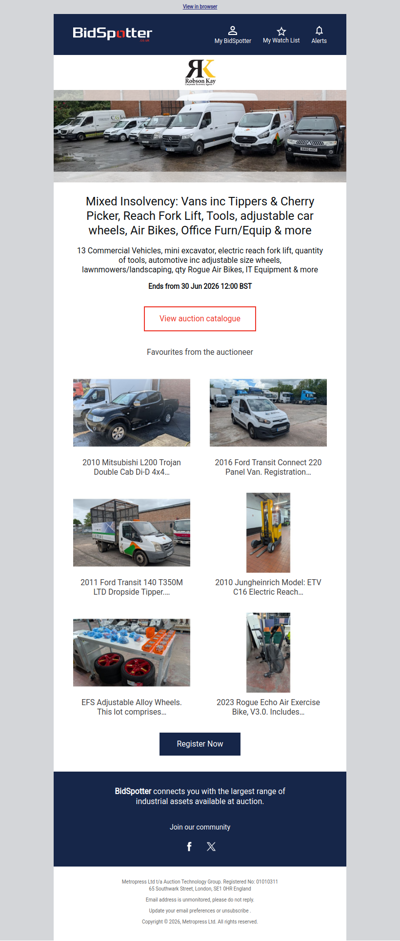 Mixed Insolvency Sale