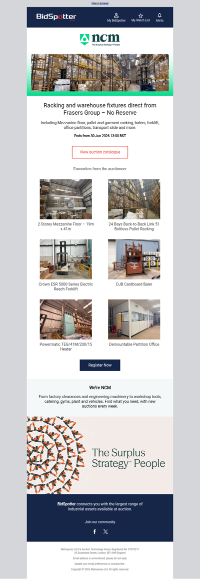 Racking and Warehouse Fixtures Direct From Frasers Group