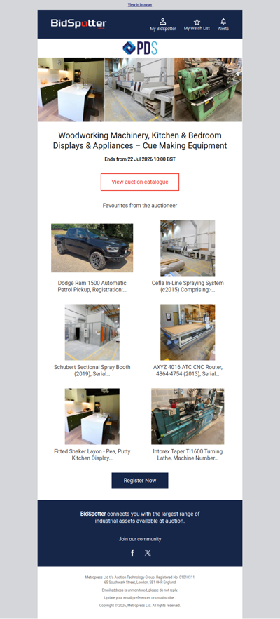 Woodworking Machinery, Kitchen & Bedroom Displays
