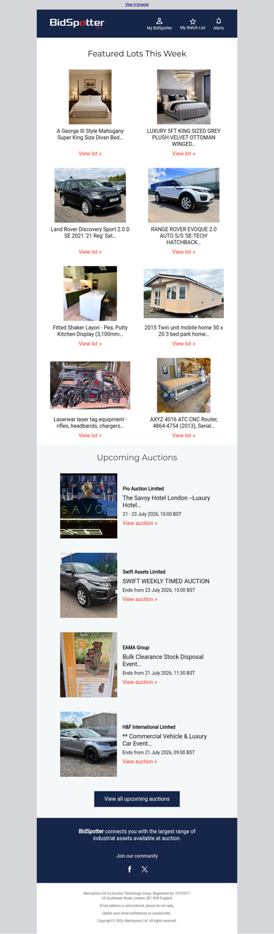Explore these top summer auctions