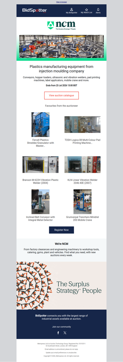 Plastics Manufacturing Equipment