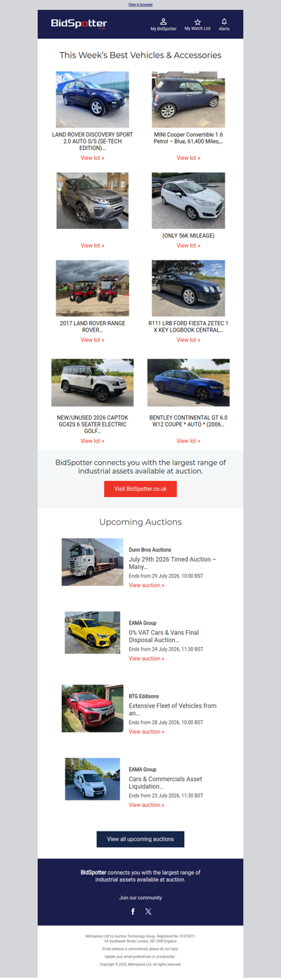 This week’s best vehicles at auction
