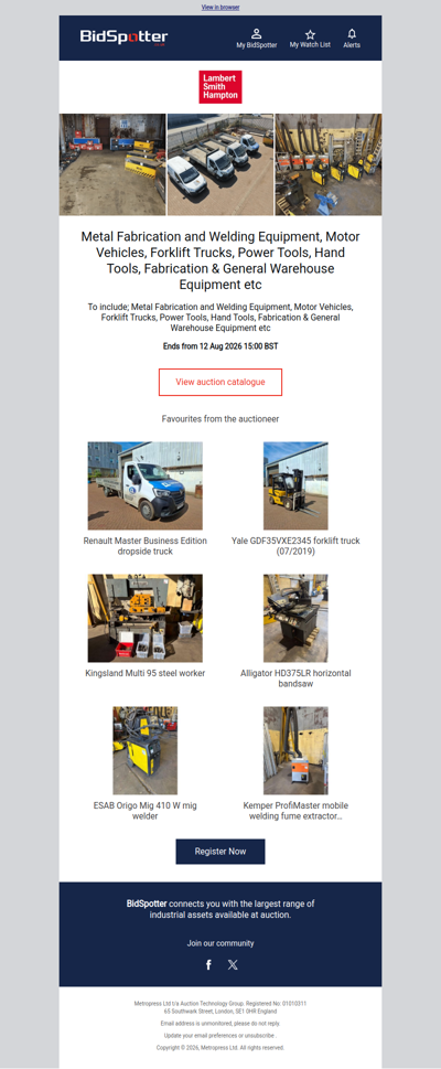 Metal Fabrication, Welding Equipment, Motor Vehicles