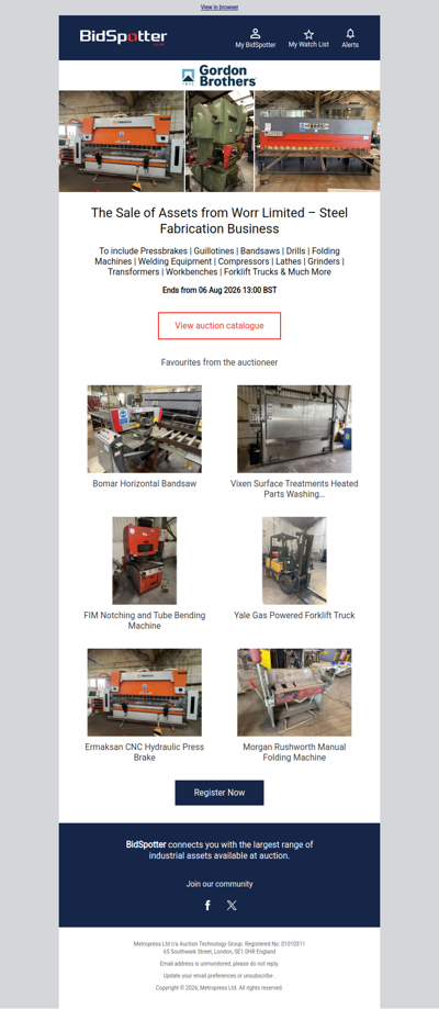The Sale of Assets from Worr Limited – Steel Fabrication Business