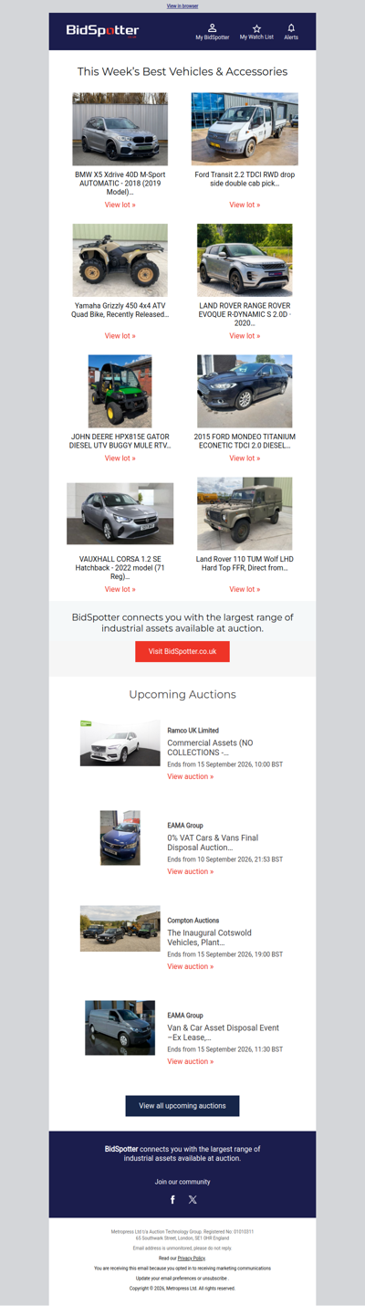 This week’s best vehicles at auction