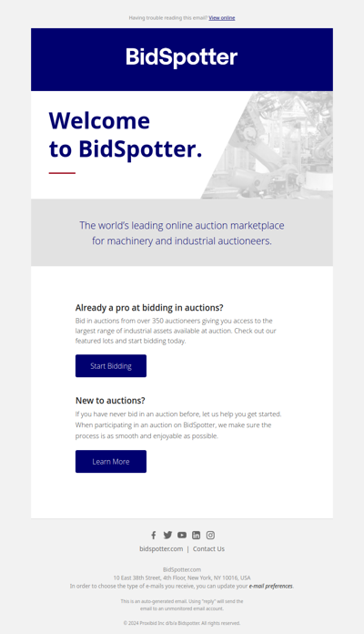 Welcome to BidSpotter!