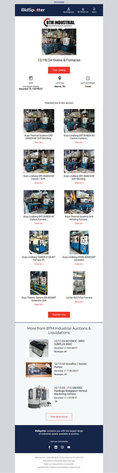 12/18/24 Ovens & Furnaces