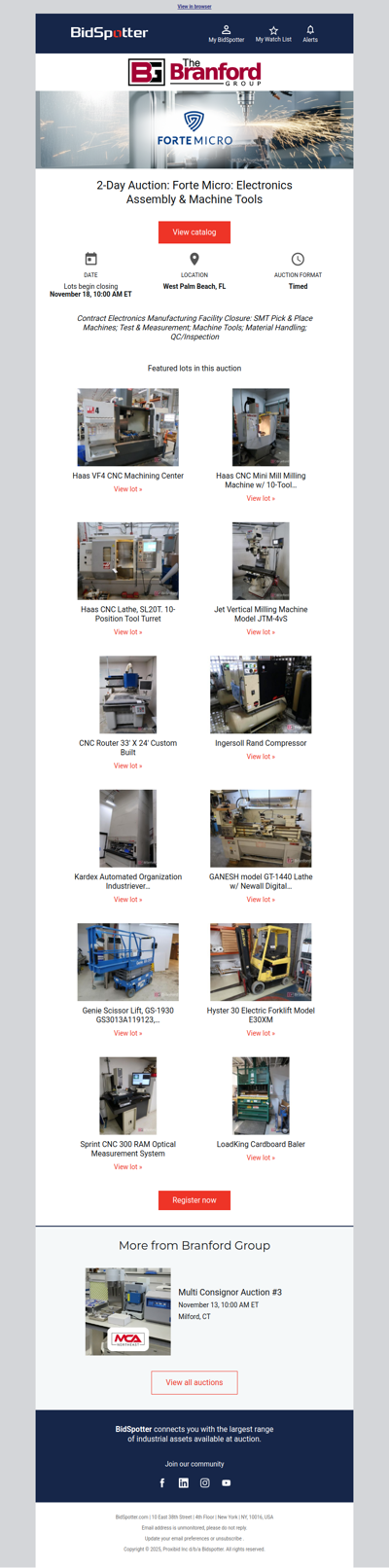 2-Day Auction: Forte Micro: Electronics Assembly & Machine Tools