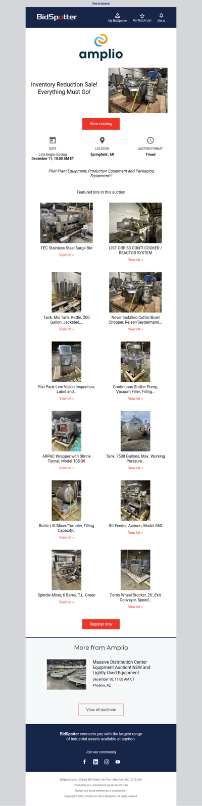 Inventory Reduction Sale! Everything Must Go!  | December 11